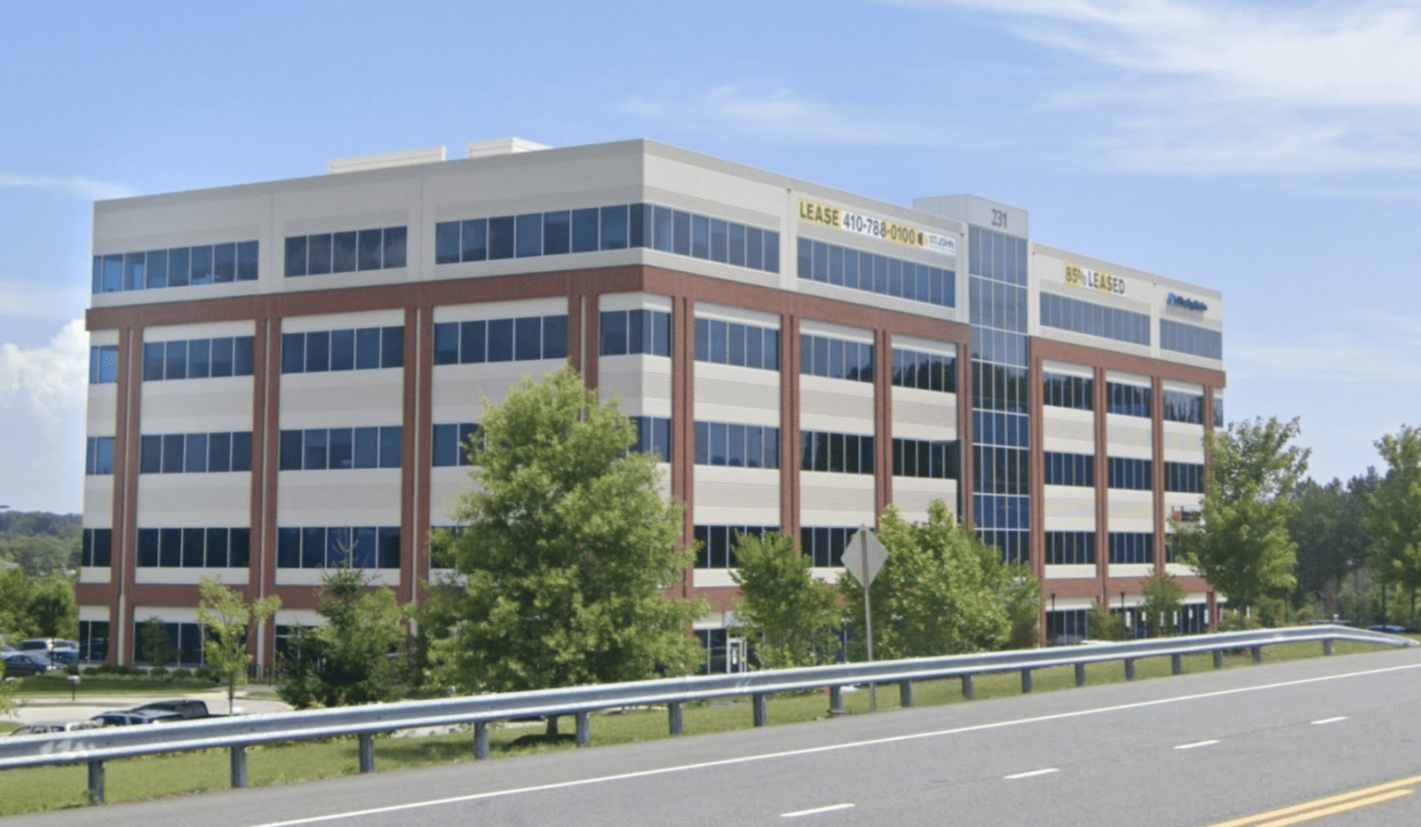 The exterior of the Meridiem DermSpa Office in Millersville, MD